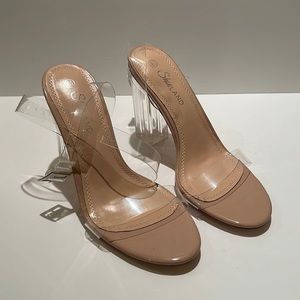 Clear High Heel Sandals